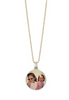 Personalized Circle Picture Pendant with Chain