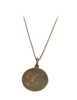 14kt Yellow Gold Small Circle Picture Pendant