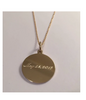 14kt Yellow Gold Mini Personalized Picture Pendant